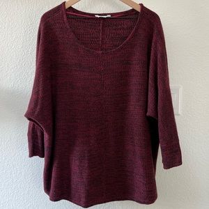 Boutique 3/4 length sleeve sweater - 3X